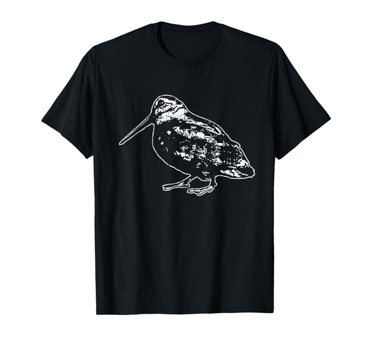 Retro Woodcock Hunter Timberdoodle Bogsucker Hokumpoke Gifts T-Shirt