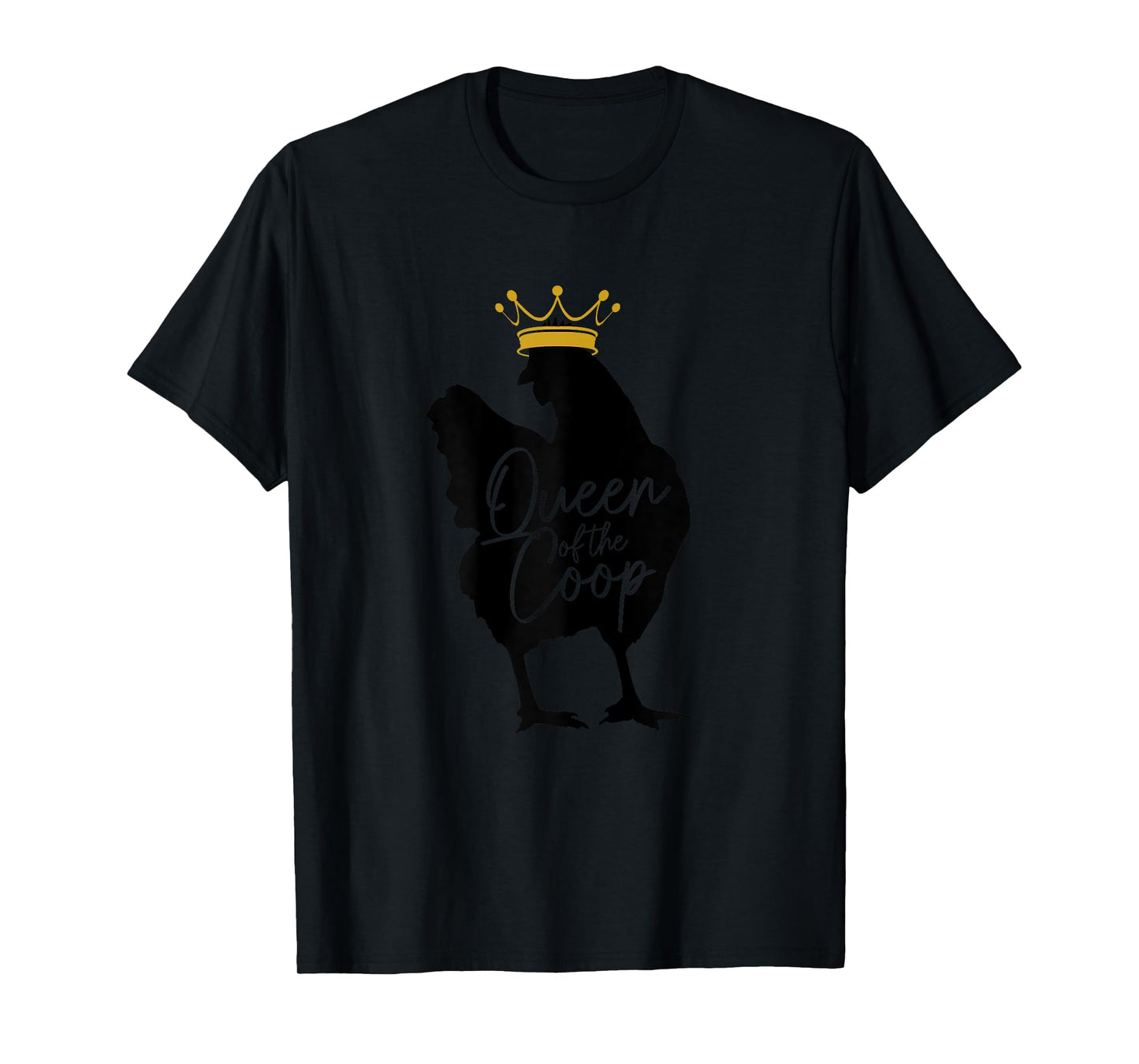 Chicken Queen Of The Coop Funny Cute Chicken Mom Farmer T-Shirt