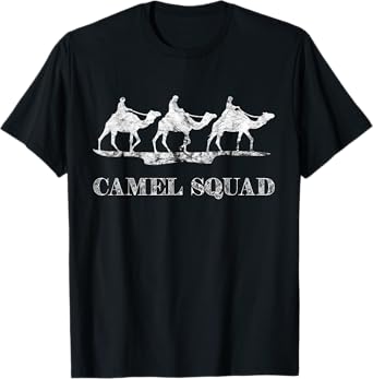 Camel Squad Camel Arabian Camel Animal Traveller Caravan T-Shirt