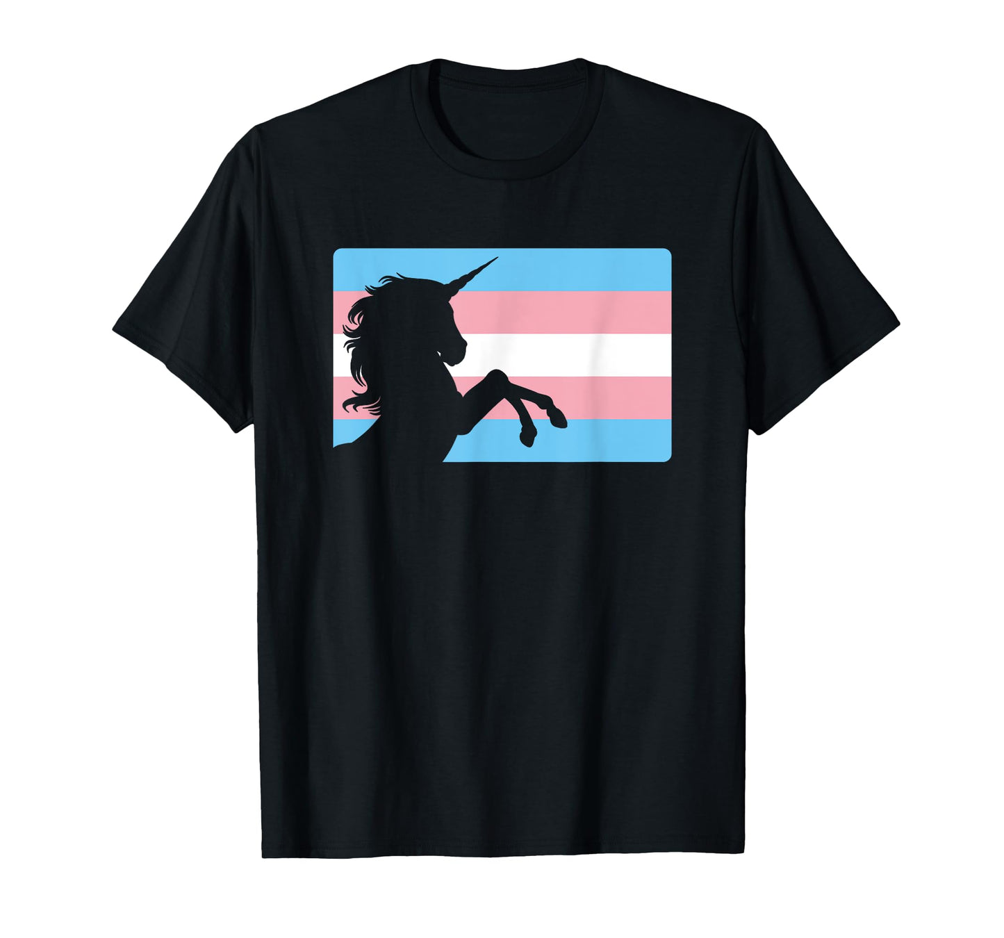 Transgender Unicorn Gift Trans Pride Flag Men Women Kids T-Shirt