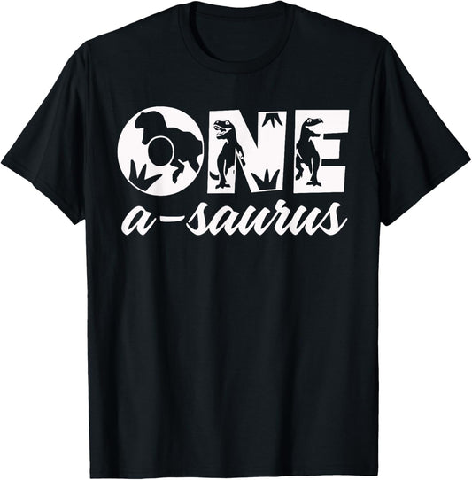 Onesaurus T rex Dinosaur Funny One Saurus Mother's Family T-Shirt
