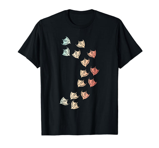 Animal Lover Duck Footprint Farm Bird Duck T-Shirt