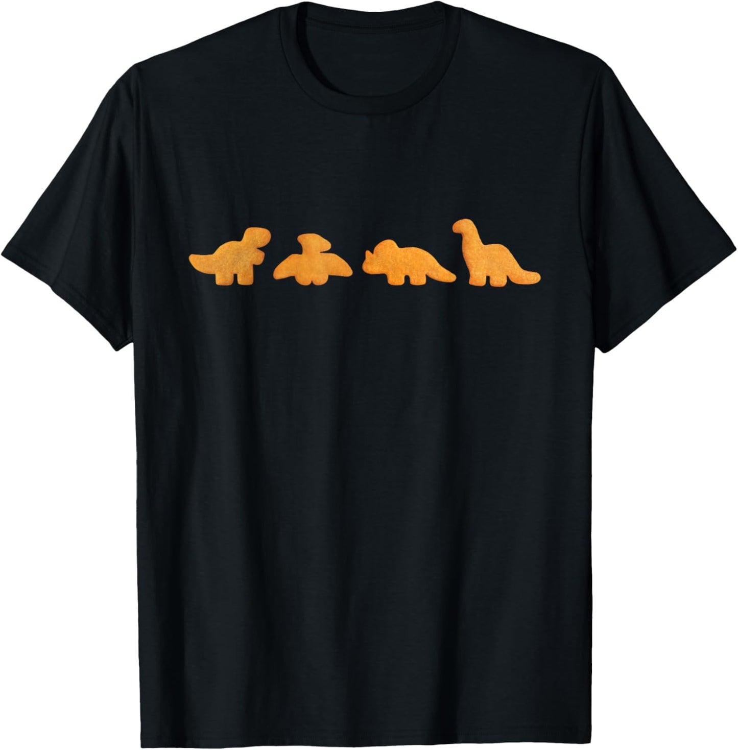 Dinos Chicken Nuggets Pattern | Funny Realistic Dino T-Shirt