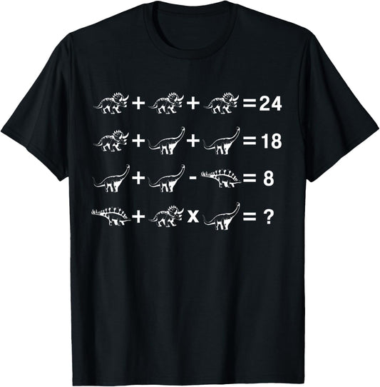 Dinosaurs math puzzle T-Shirt