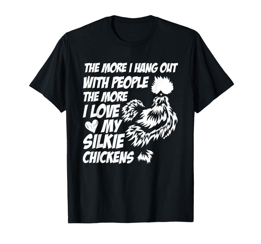 Silky Chicken Fluffy Chinese Silk Chicken Silkie Chicken T-Shirt