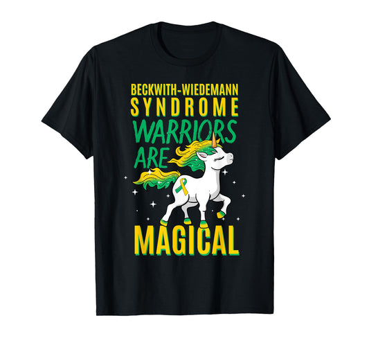 Beckwith–Wiedemann Syndrome Awareness Unicorn BWS Warrior T-Shirt