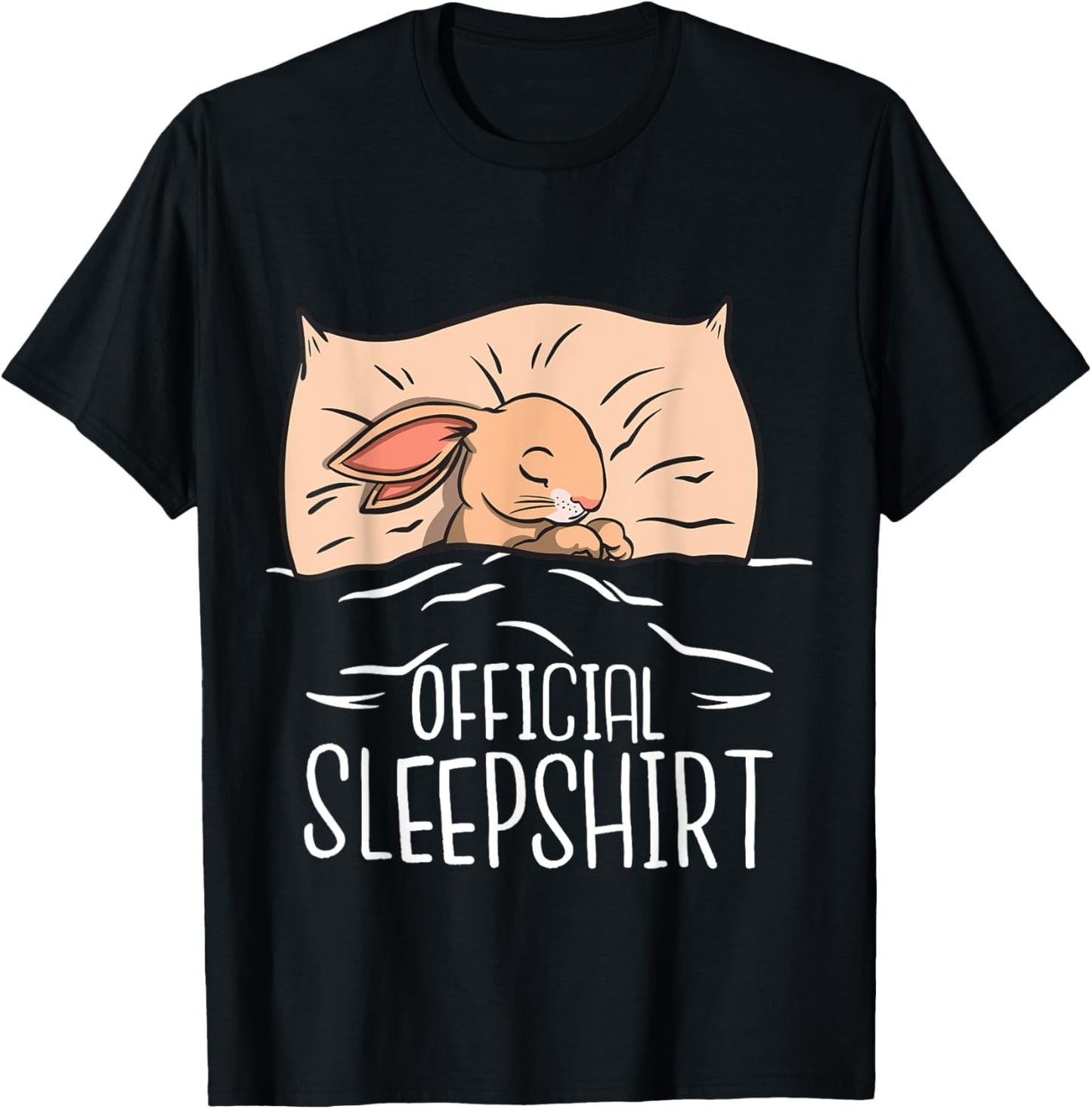 Funny Bunny "Official Sleepshirt" For Bunny Girl & Boy T-Shirt