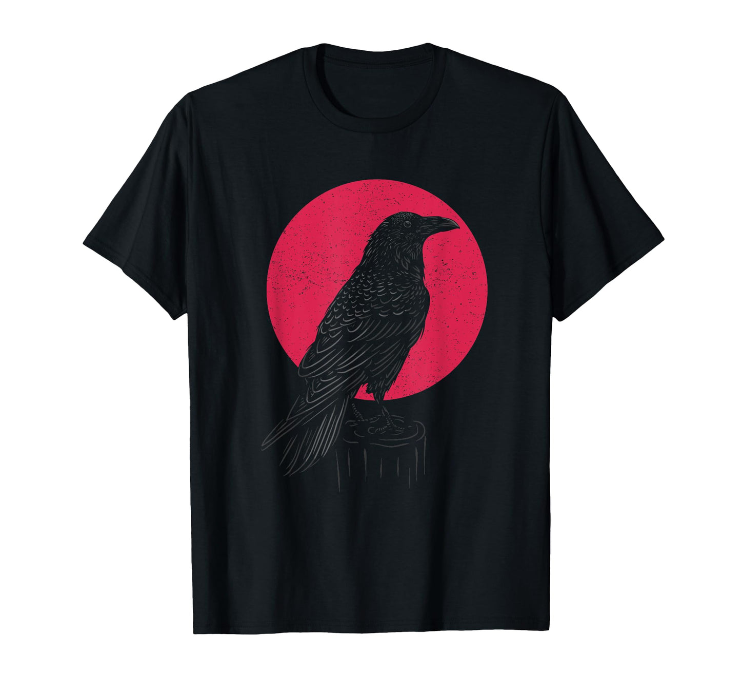 Viking Raven T Shirt Crow Witchcraft Occult Pagan Crow Lover T-Shirt