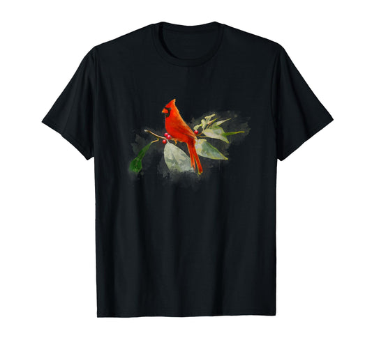 Wild Red Cardinal Bird T-Shirt T-Shirt