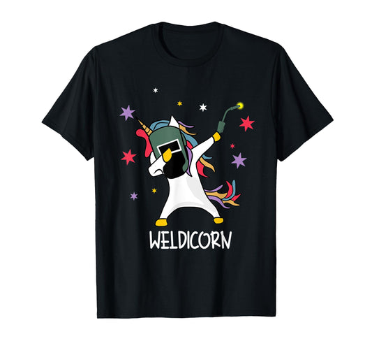 Weldicorn Welding Unicorn Dubbing | Funny Welder T-Shirt
