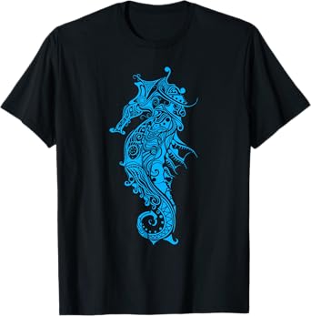 Tribal Seahorse Shirt - Seahorse Lovers Shirt - Seahorse T-Shirt