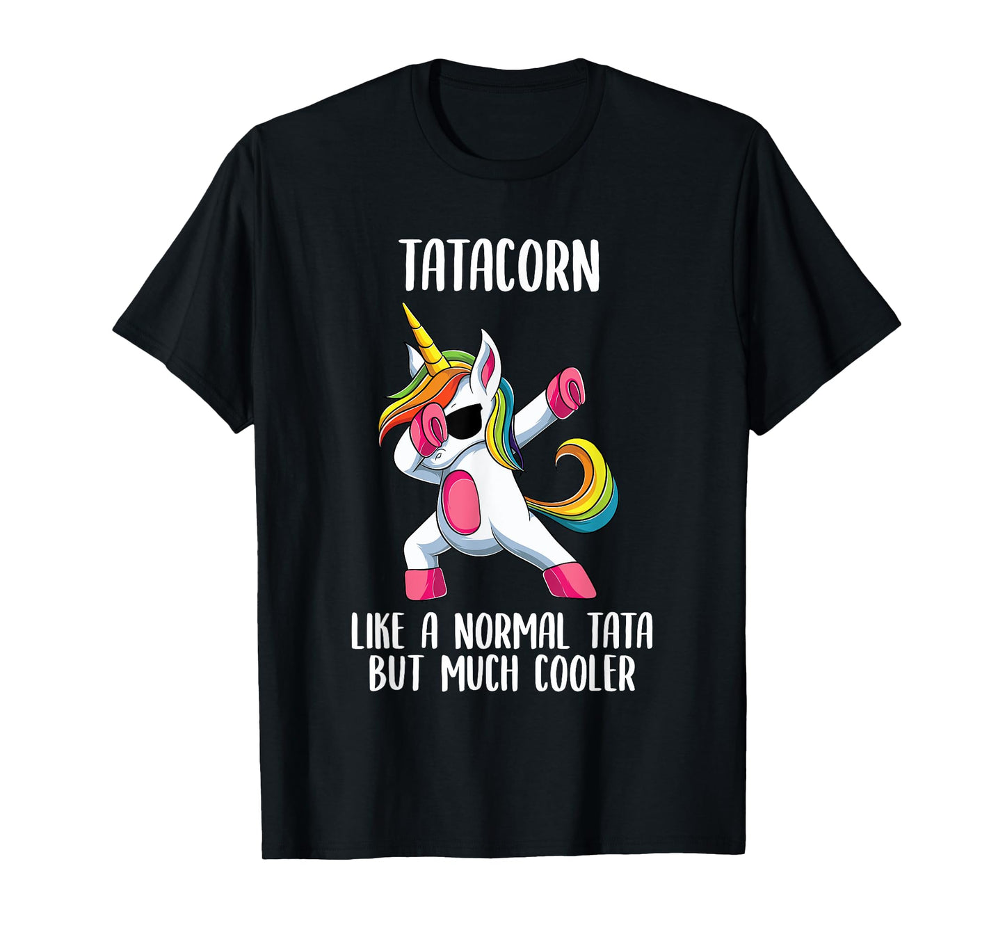 Unicorn Indian Tata Girl Birthday Party Apparel TataCorn T-Shirt