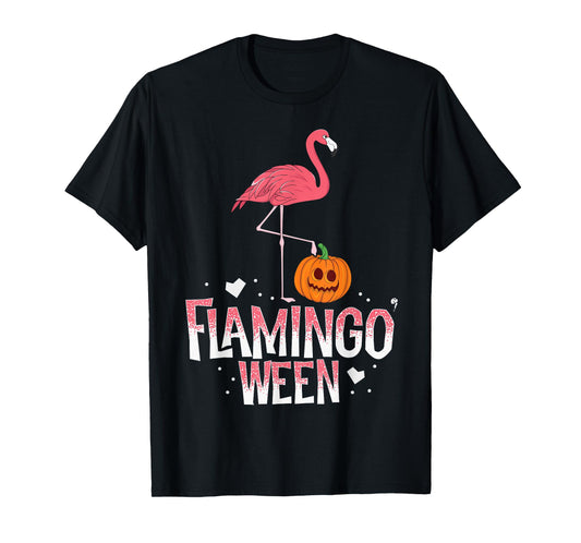Flamingoween Halloween Flamingo Trick Treat Outfit Costume T-Shirt