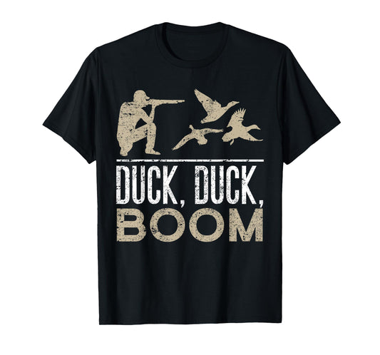 Duck Duck Boom Funny Duck Hunting T-Shirt