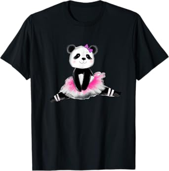 Panda bear,panda ballerina . T-Shirt