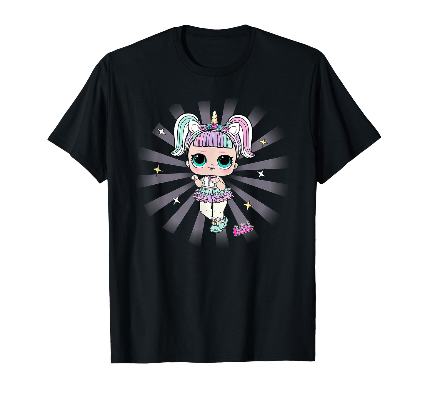 L.O.L. Surprise! Unicorn Doll Purple Spotlight Sparkles T-Shirt