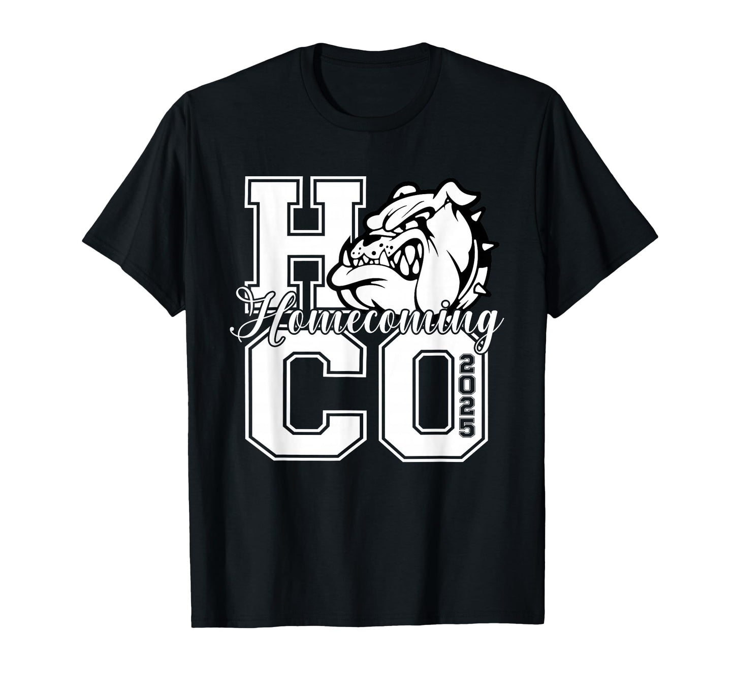 HOCO 2025 Homecoming Bulldog School Spirit Alumni Game Day T-Shirt