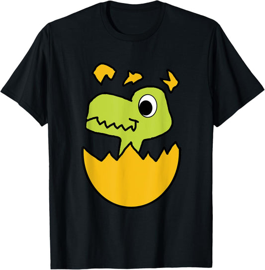 Cartoon Egg Baby Dinosaur T Shirt