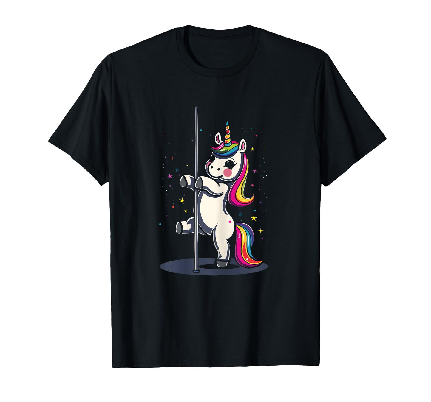 Pole Dance Dancing Unicorn Exotic Dancer Cute T-Shirt