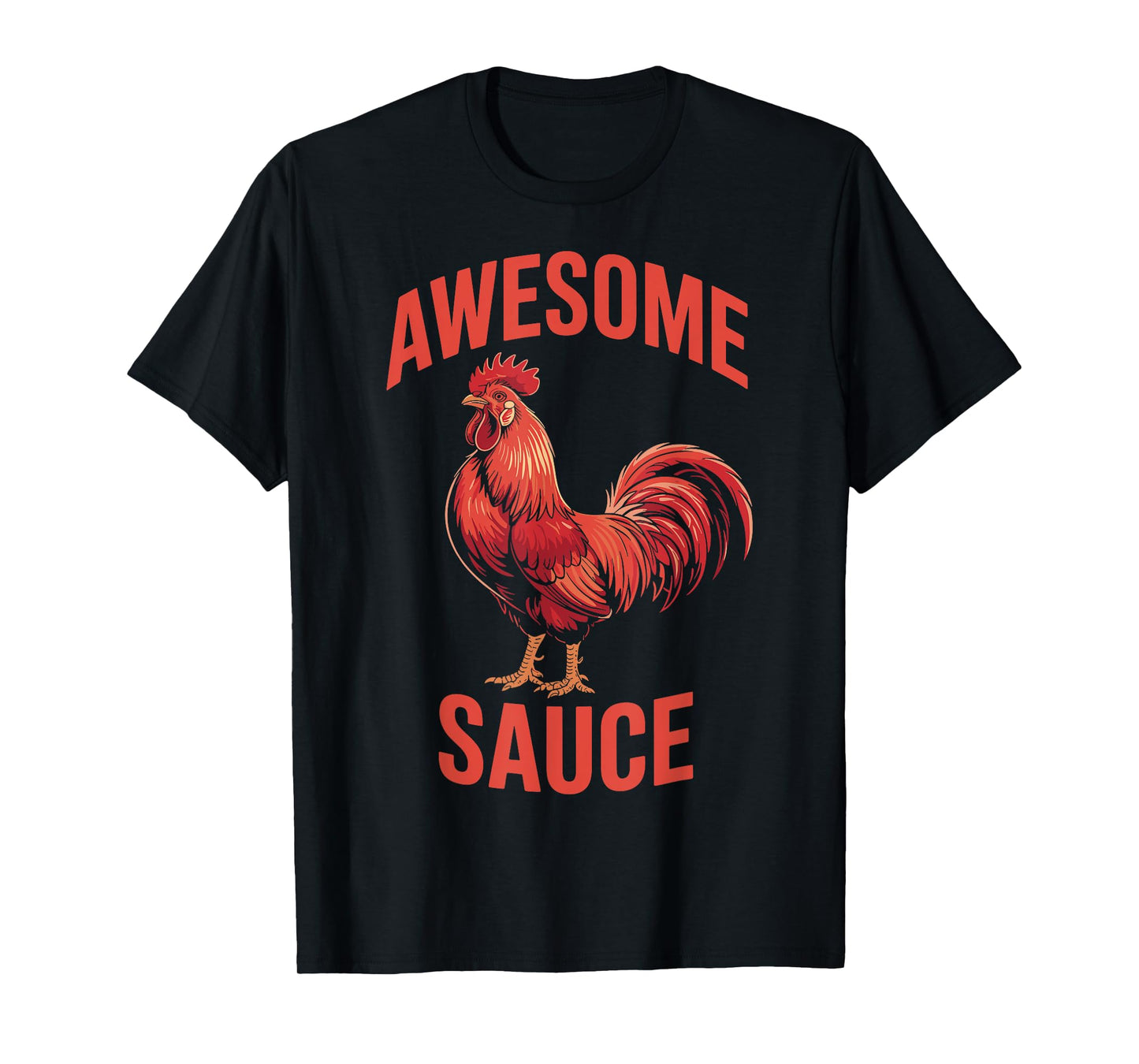 Awesome Sauce Rooster Shirt Funny Chicken Humor Vintage T-Shirt