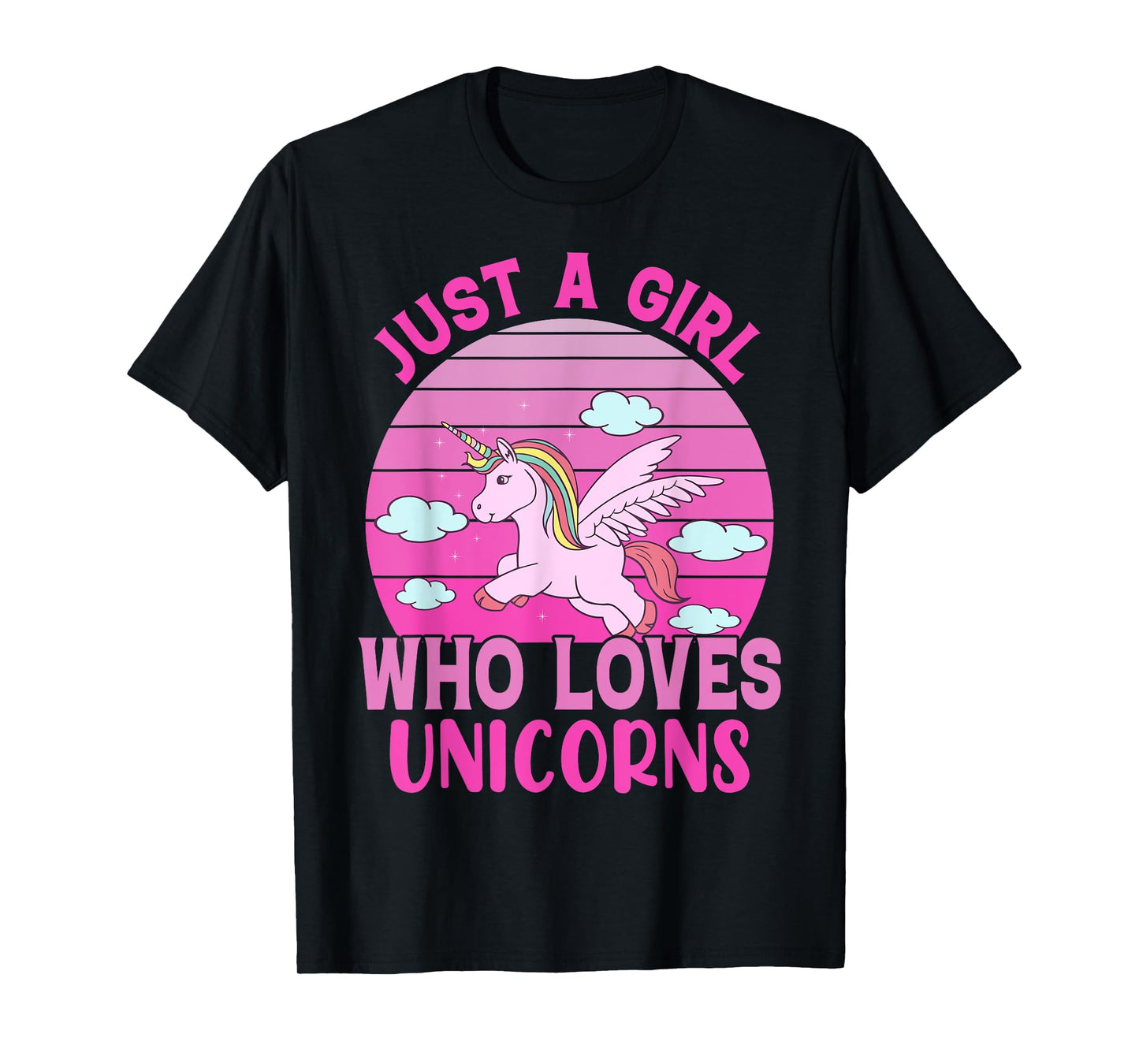 Just A Girl Who Loves Unicorns T-Shirt