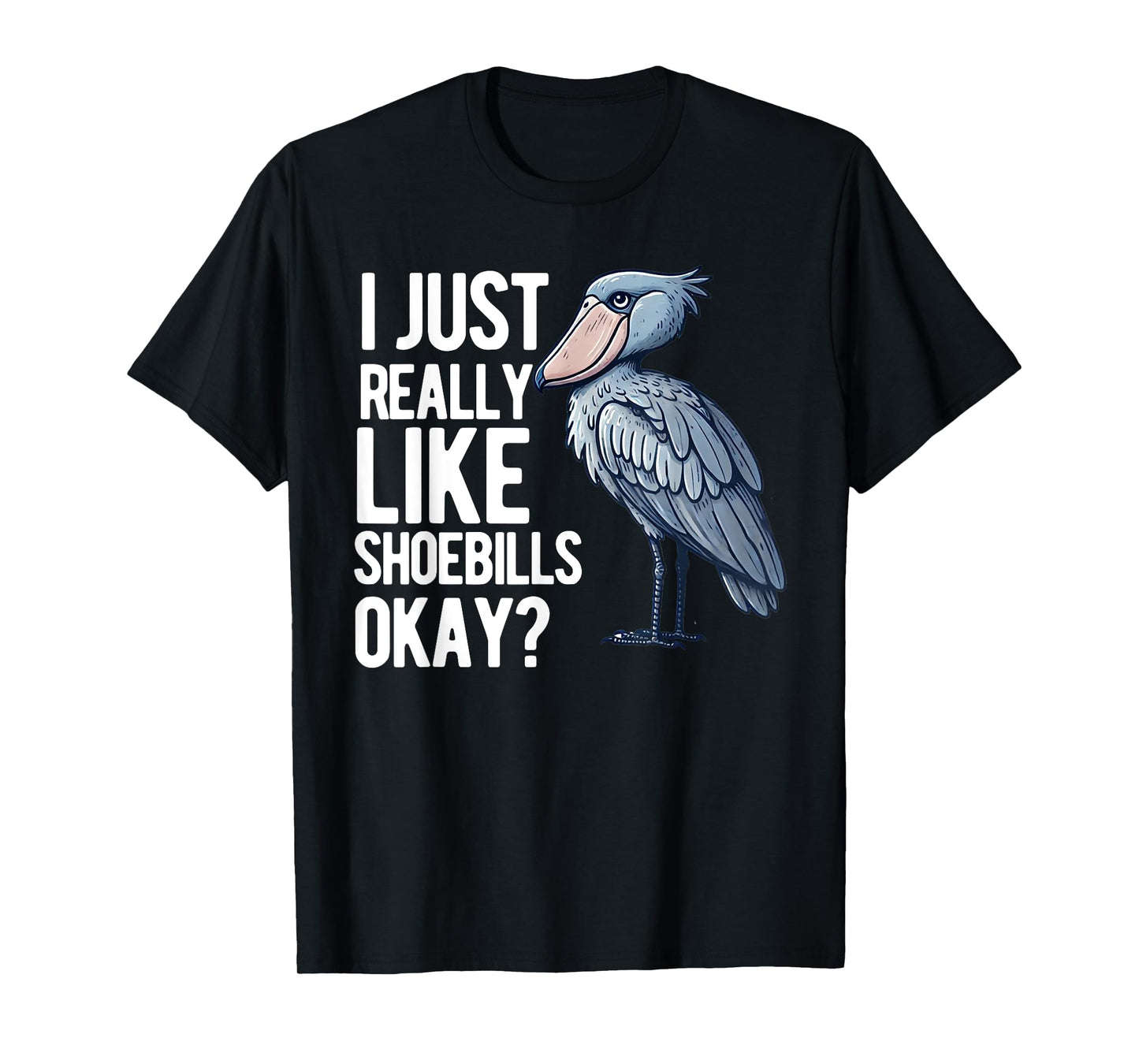 Shoebill Stork Bird Shoe-billed Stork Women Men Whaleheads T-Shirt