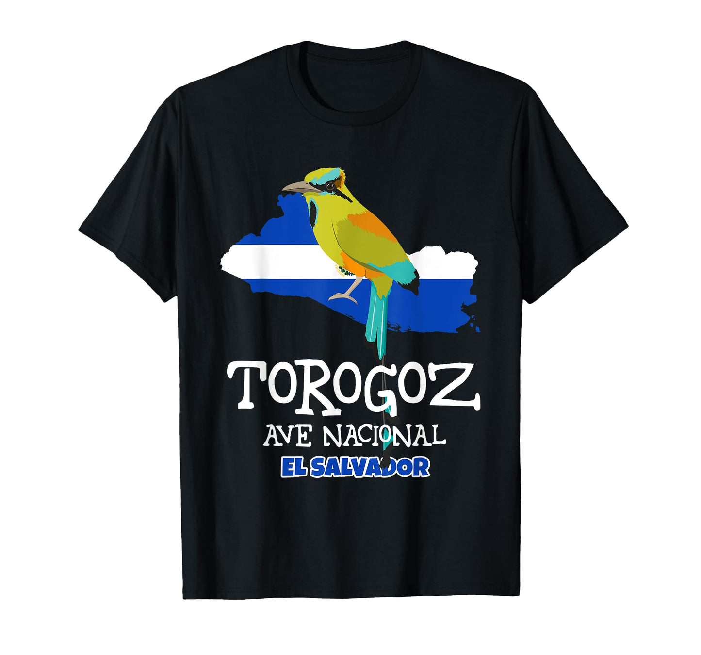 Torogoz Ave Nacional El Salvadorian Gifts National Bird T-Shirt
