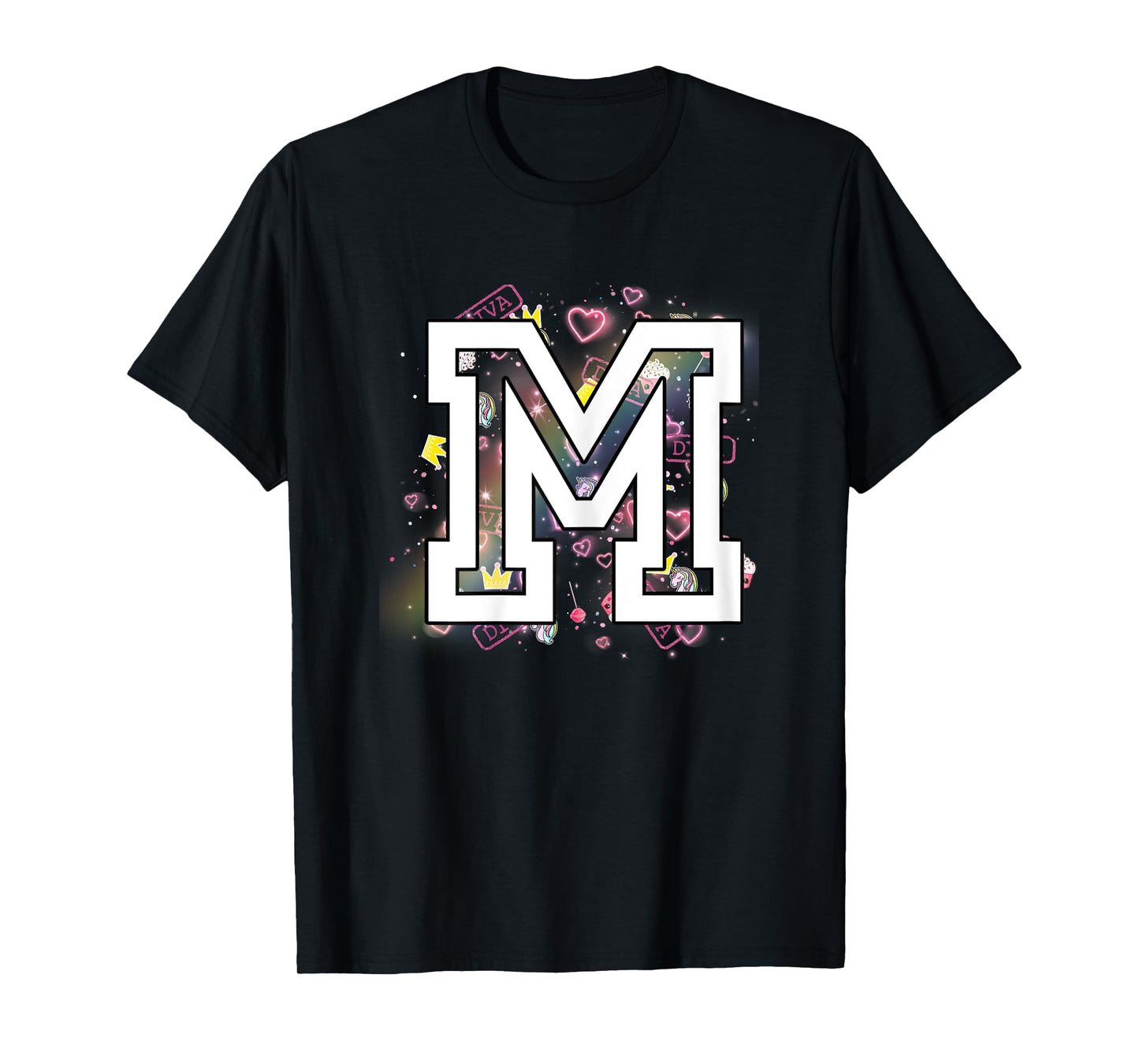 Kids Letter M Clothing For a Girl Who's Name Starts With M T-Shirt