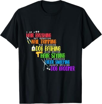 Funny Dog Hairdresser, Dog Hairdresser Furologe Pet Lover T-Shirt