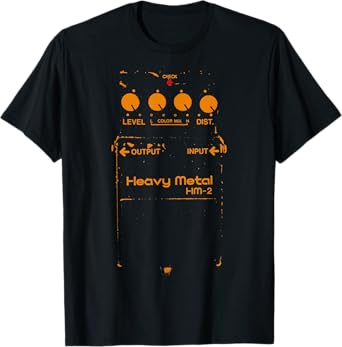 Chainsaw Guitar Pedal Retro Vintage Guitar Pedal T-Shirt