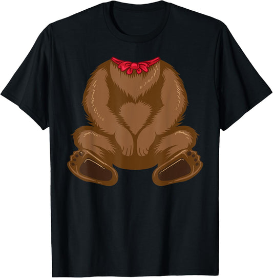 Funny Bear Costume Shirt - Hilarious Halloween Teddy Gift T-Shirt
