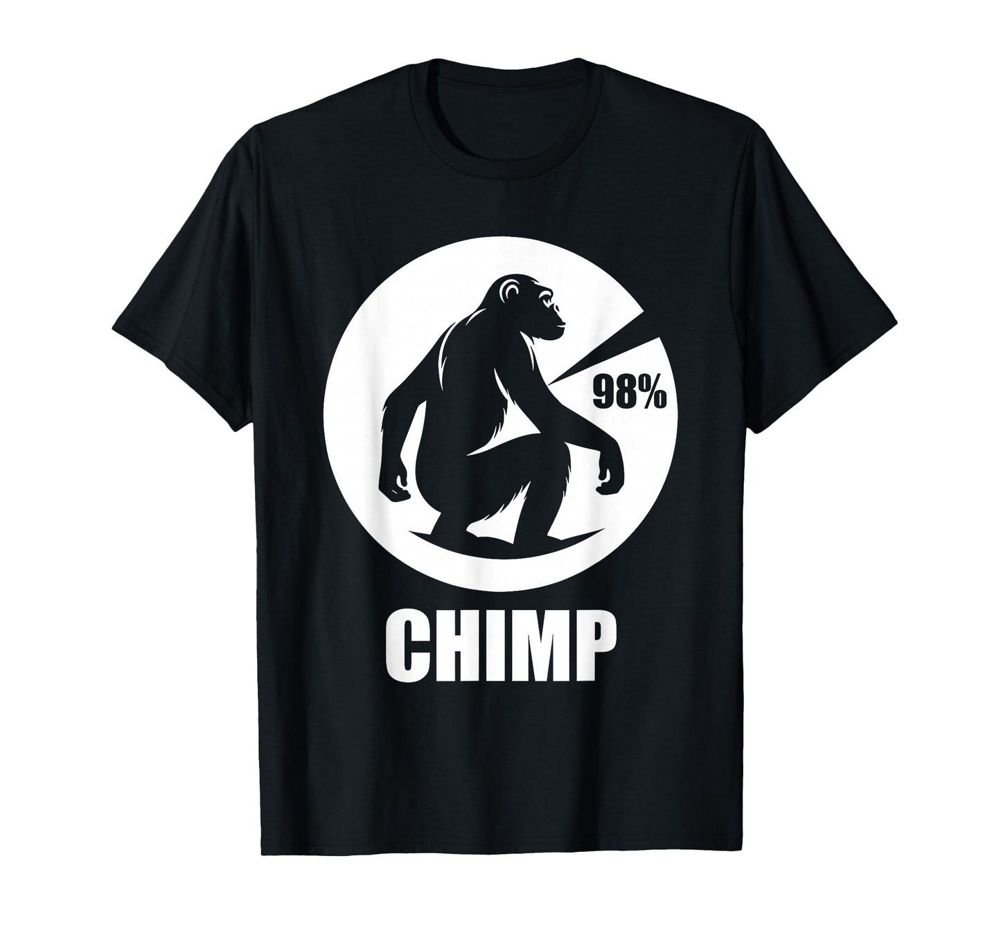 Chimp 98% Funny Chimpanzee Monkey T-Shirt