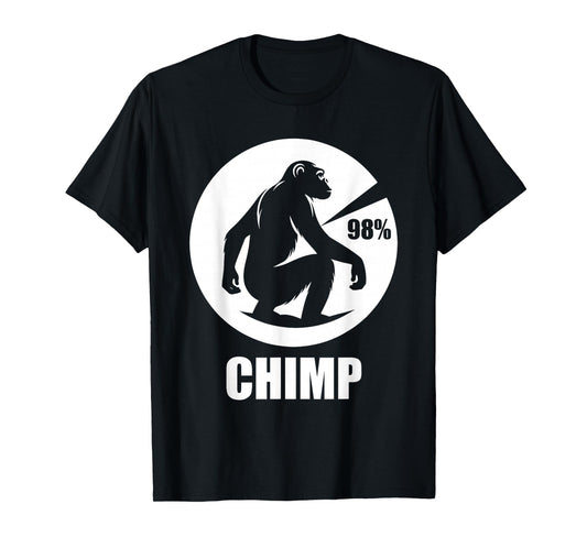 Chimp 98% Funny Chimpanzee Monkey T-Shirt