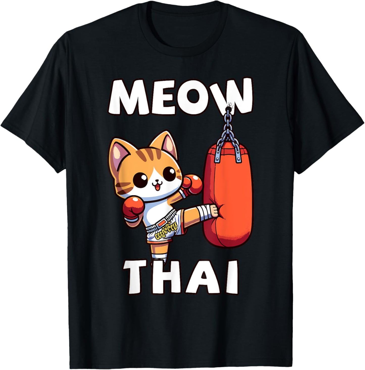 Muay Thai | Meow Thai, Thai Boxing For Boys, Muay Thai Cat T-Shirt