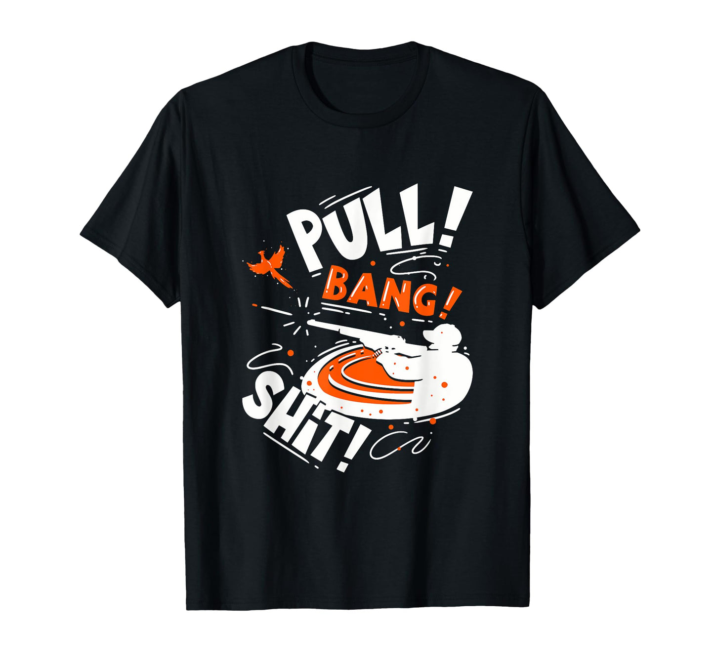 Skeet Shooting Trap Shooter Clay Disc Dad T-Shirt