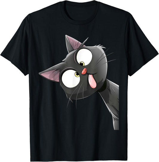Funny Cat Attitude Kitty Sticking Out Tongue Pet Owner T-Shirt