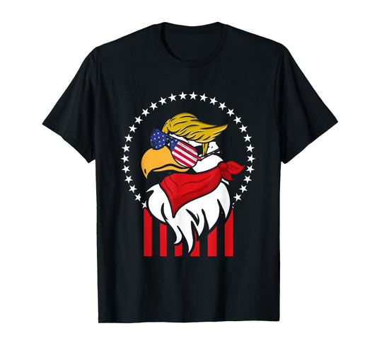 Funny Independence Day 4th July Patriotic Bird United States T-Shirt