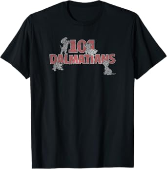 Disney 101 Dalmatians Vintage Puppy Group Logo T-Shirt