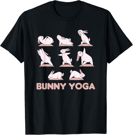Bunny Yoga Cute Rabbits Do Sport Bunny Yoga T-Shirt