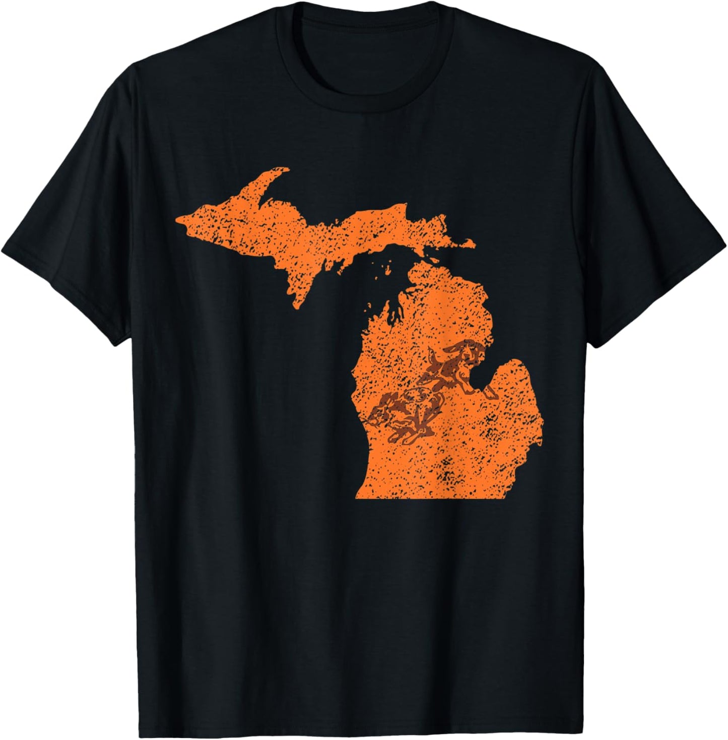 Michigan Rabbit Hunter - Beagles - Chasing Tail T-Shirt