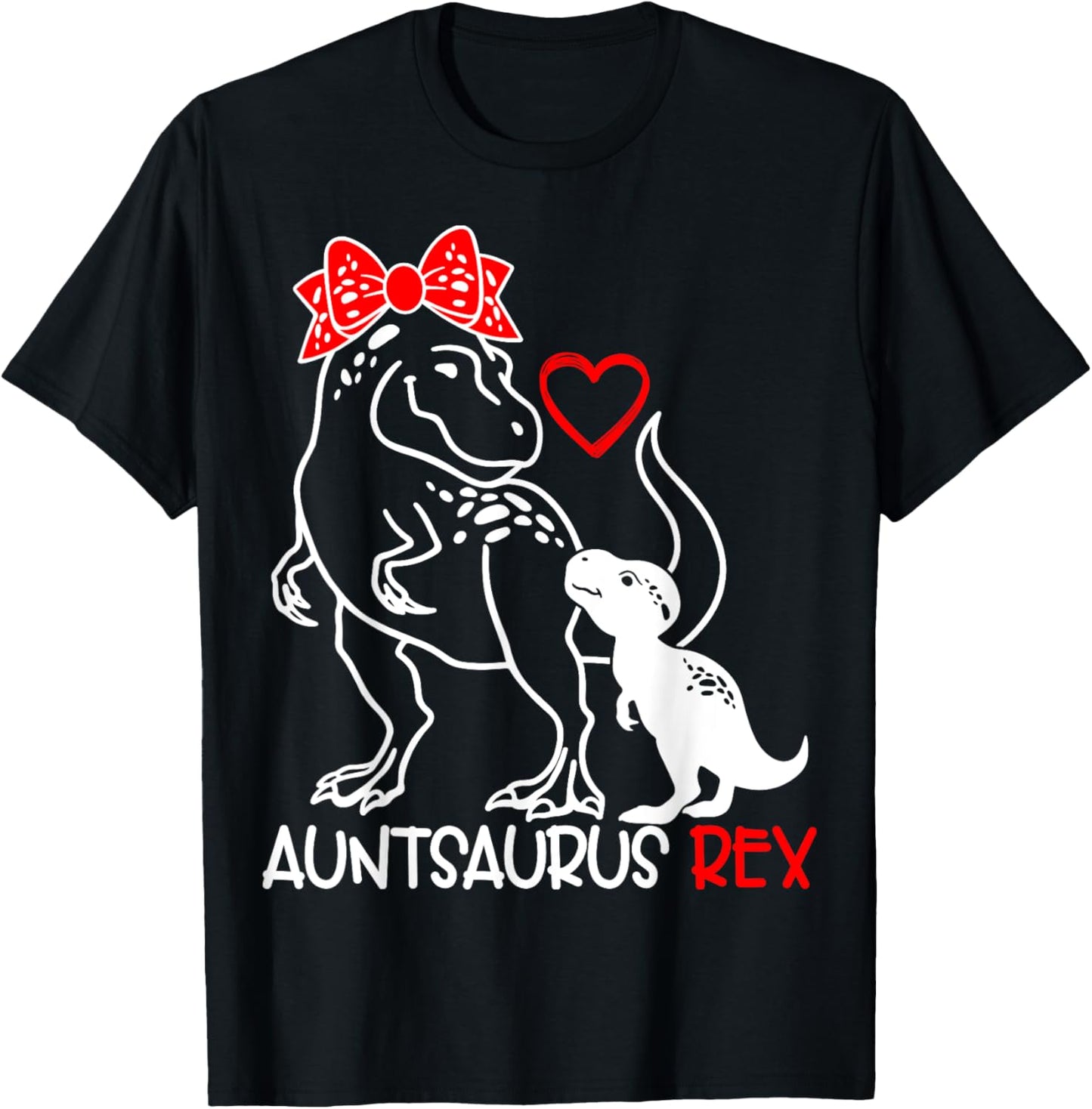 Auntsaurus T rex Dinosaur Aunt Saurus Dino Family Matching T-Shirt