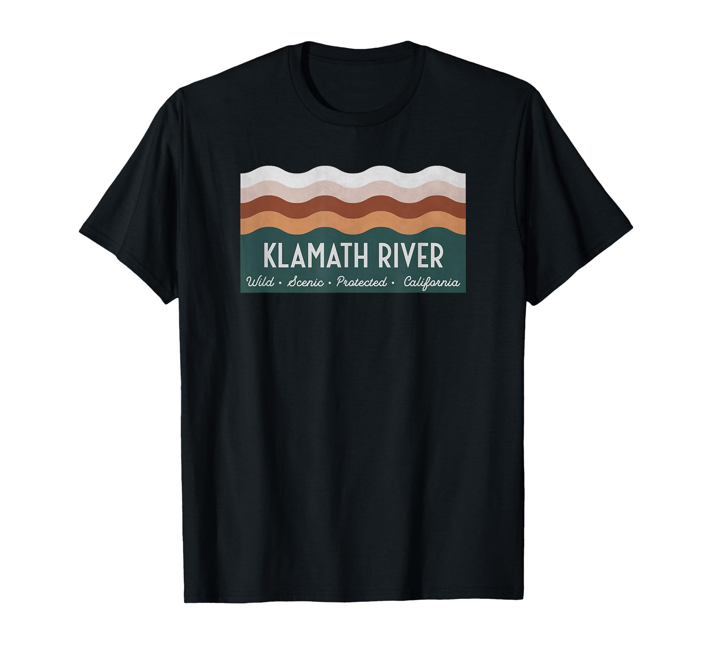 Wild Scenic Protected California - Klamath River T-Shirt