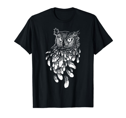 Owl Gift Tribal Owl Spirit Animal T-Shirt