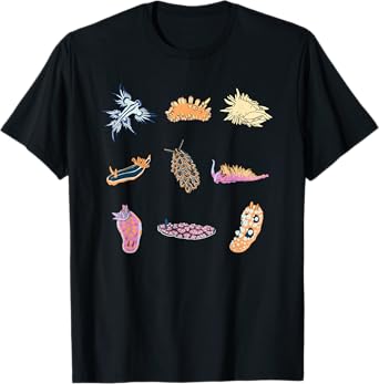 Nudibranch Sea Snail Marine Biologist and Aquarian T-Shirt