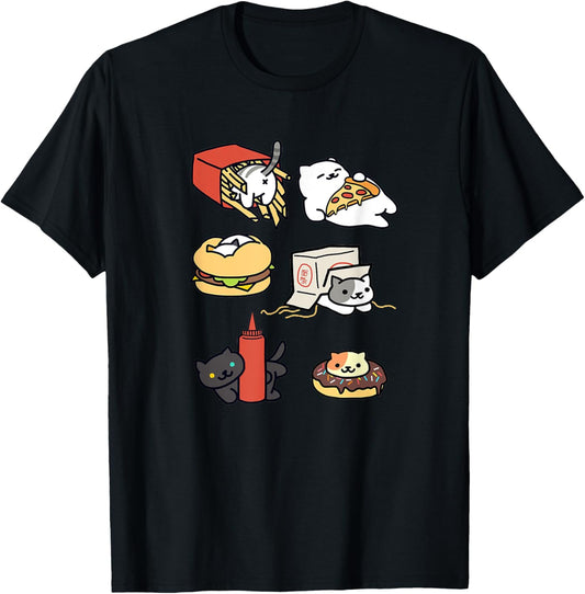 Kawaii Food Outfit For Cat Lover T-Shirt