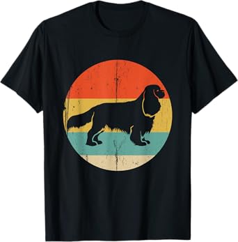 Cavalier King Charles Spaniel Shirt - Retro Dog T-Shirt