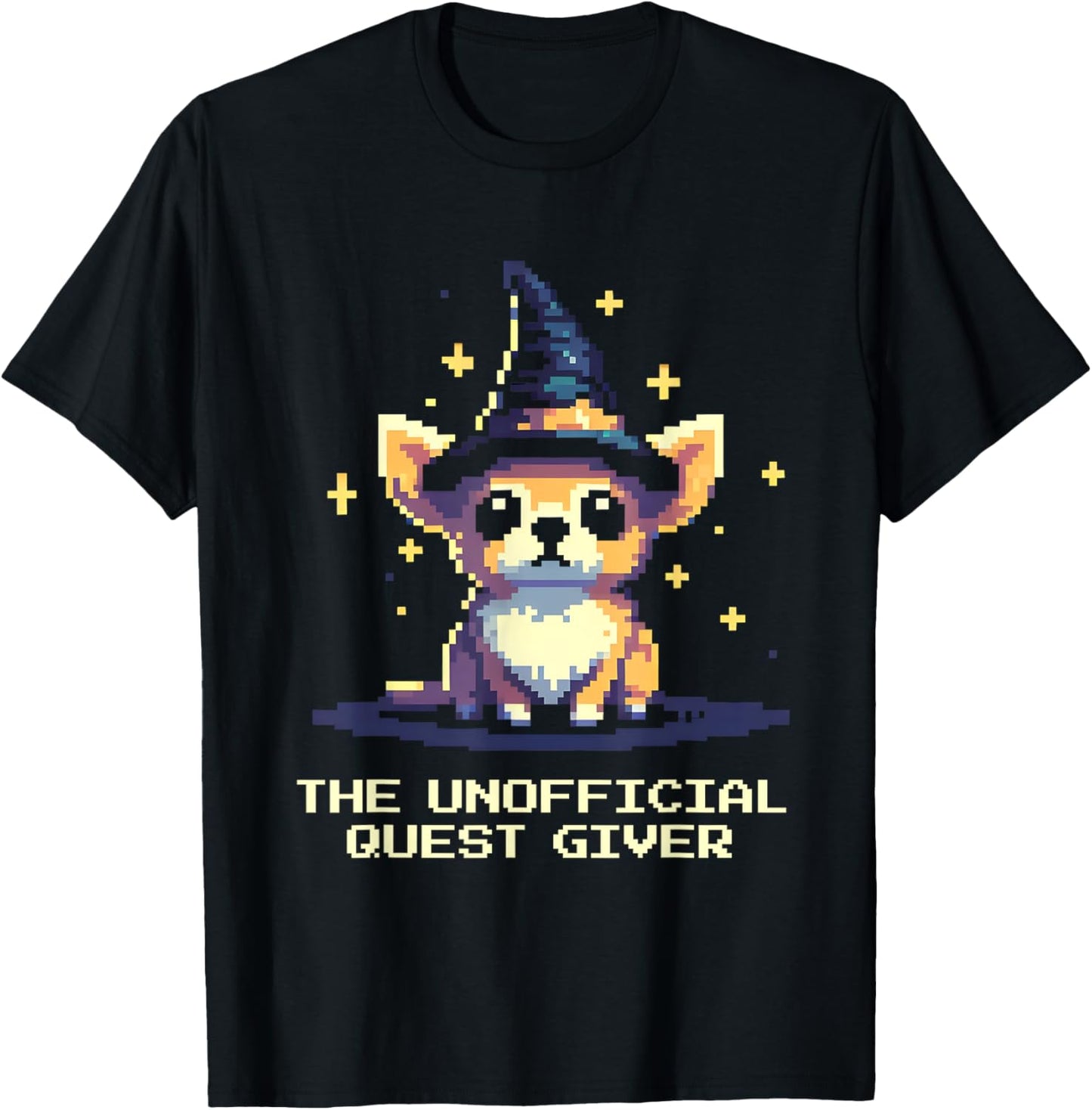 Chihuahua Quest Giver | Pixel Companion Meme Gamer Humor T-Shirt