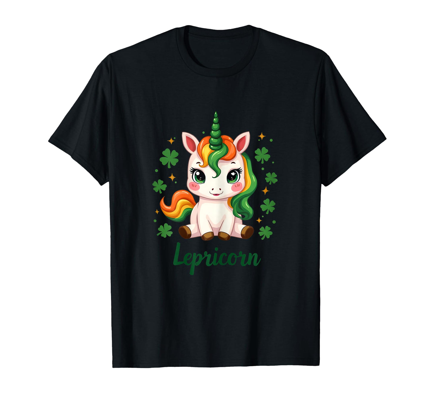 St Patricks Day Unicorn Cute Saint Pattys Girls Lepricorn T-Shirt
