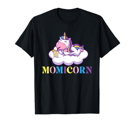 Momicorn - Rainbow Unicorn Mystical Creature Magical T-Shirt
