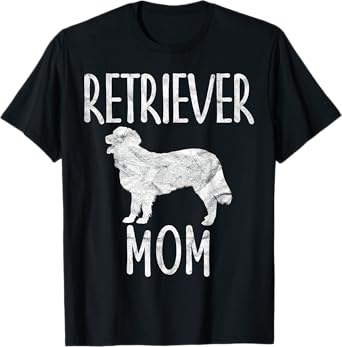 Vintage Retriever Mom Gift Dog Owner Pet Mother Retrievers T-Shirt